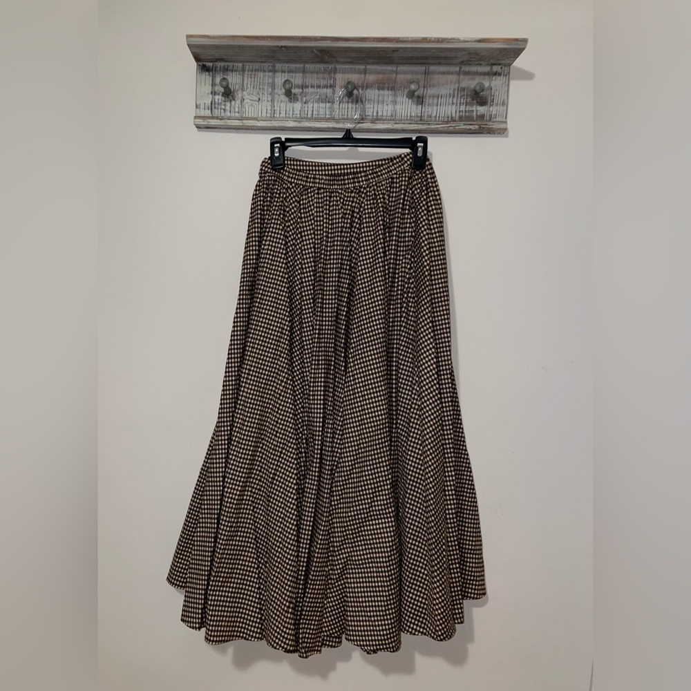 Reformation Magnolia Skirt Tartine Check - Picture 8 of 8